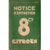 Citroën 8cv, notice