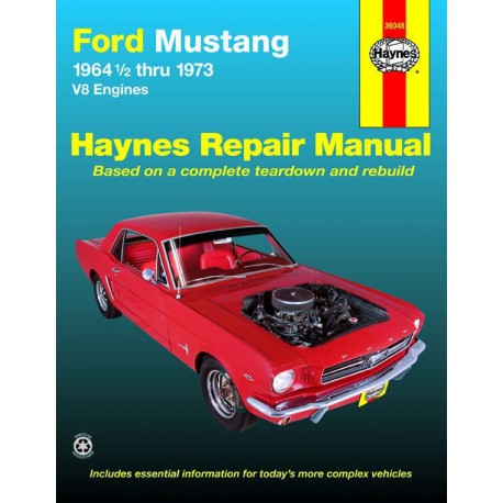 Haynes Ford Mustang V8, Mach 1, GT, Shelby, Boss (1964-73)