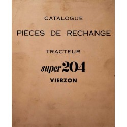 Vierzon 204 tous types, catalogue de pièces