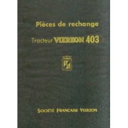 Vierzon 403, catalogue de pièces