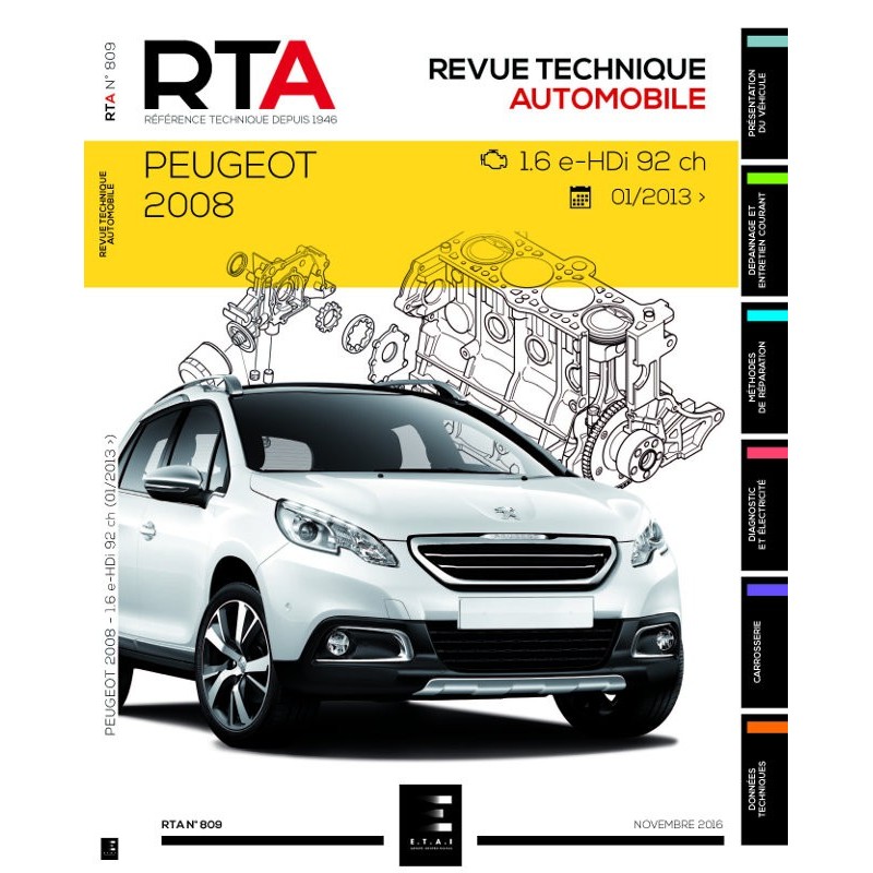 RTA Peugeot 2008 1.6e HDi 92ch