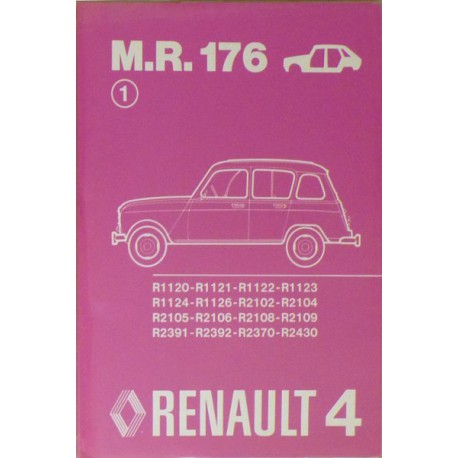 Renault 4, manuels de réparation carrosserie