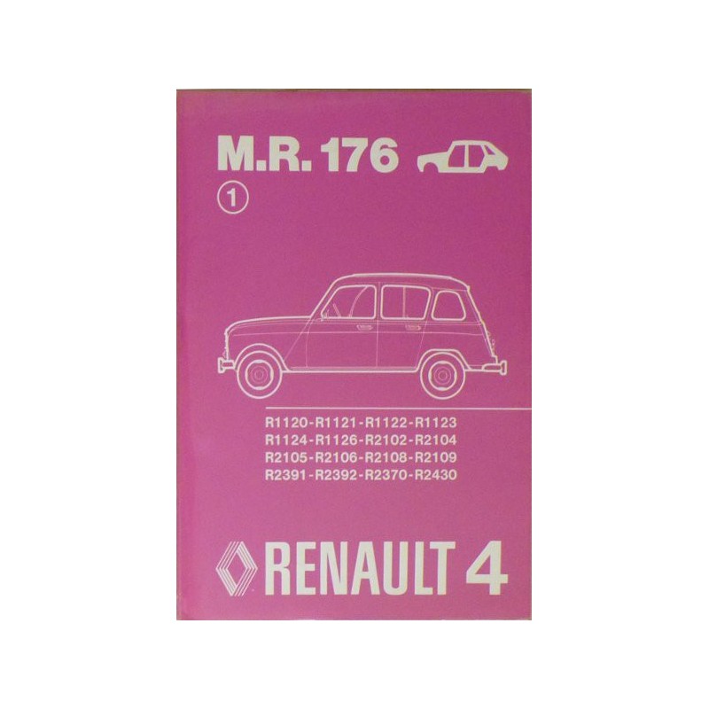 Renault 4, manuels de réparation carrosserie