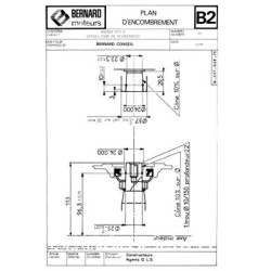 Bernard Moteurs 110, 110Ter, 610A, 810, plans d'encombrement