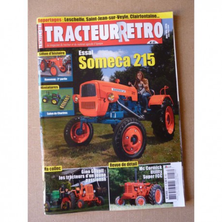 Tracteur Rétro n°47, Someca 215, Amanco Three Mule Team, McCormick Super FCC, Hanomag, Gino Goupil