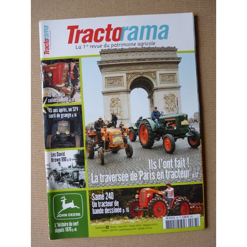 Tractorama n°38, Same 240, David Brown 990, SFV FV1