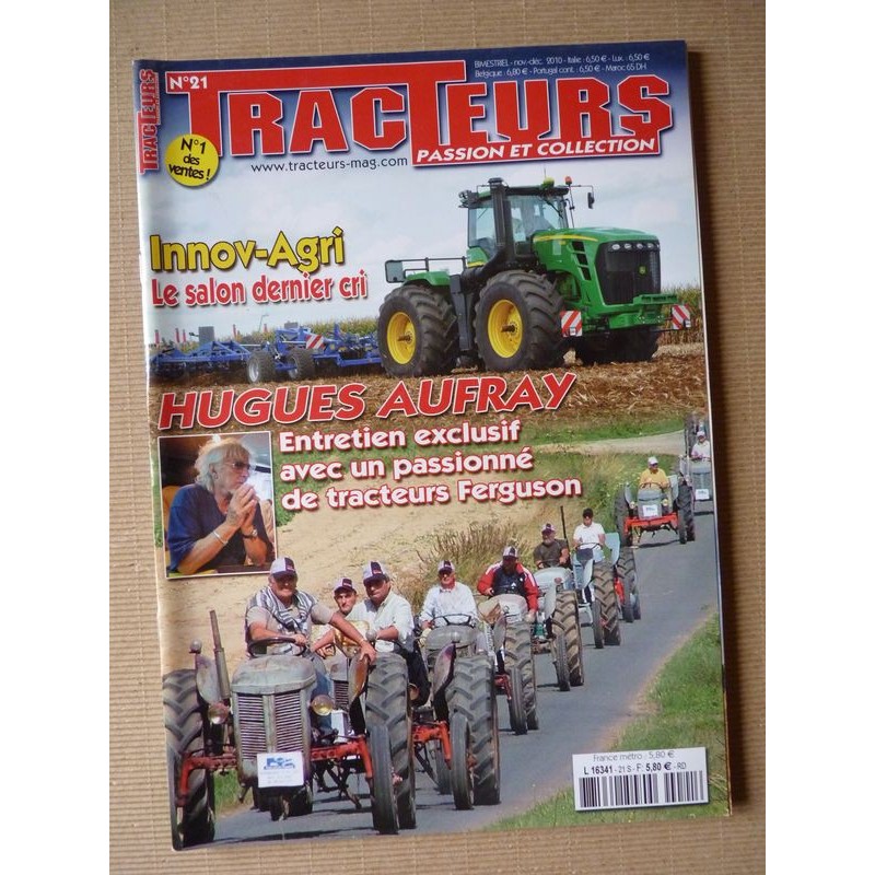 Tracteurs passion n°21, John Deere 50 ans, Ets Jean Chesneau, les 1er relevages, Hugues Aufray