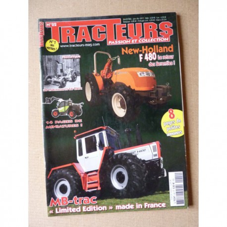 Tracteurs passion n°22, New Holland F480, Le Clerc, Musée Vie Rurale St-Quentin, Massey Ferguson