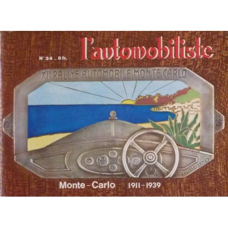 L'Automobiliste n°34, Rallyes de Monte-Carlo de 1911 à 1939