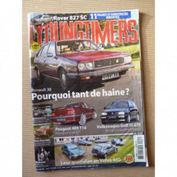 Youngtimers n°63, Renault 30 TS TX, Volvo 480, Peugeot 405 T16, Rover 827 SC, VW Golf III Gti