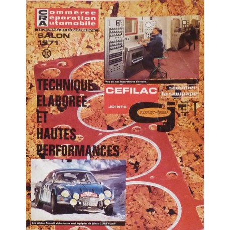 Commerce et Réparation de l'Automobile, Salon 1971