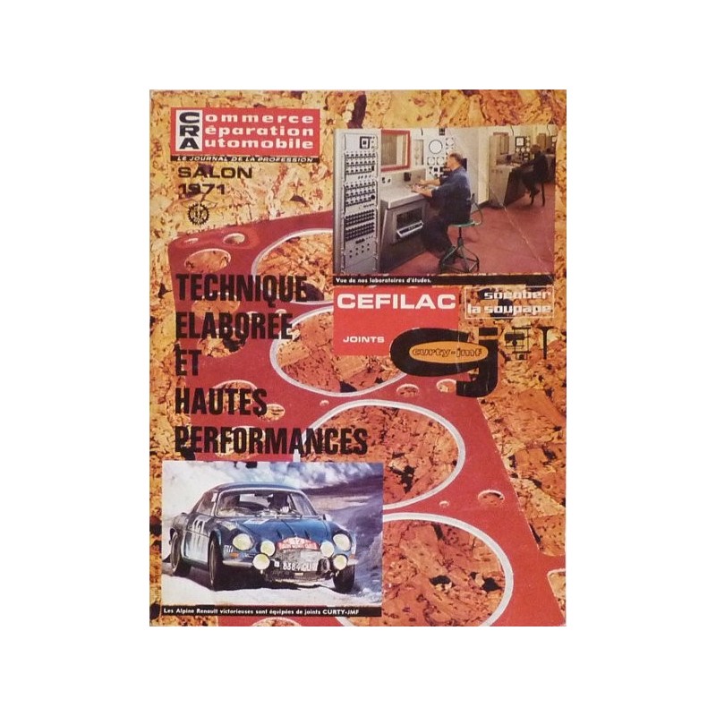 Commerce et Réparation de l'Automobile, Salon 1971