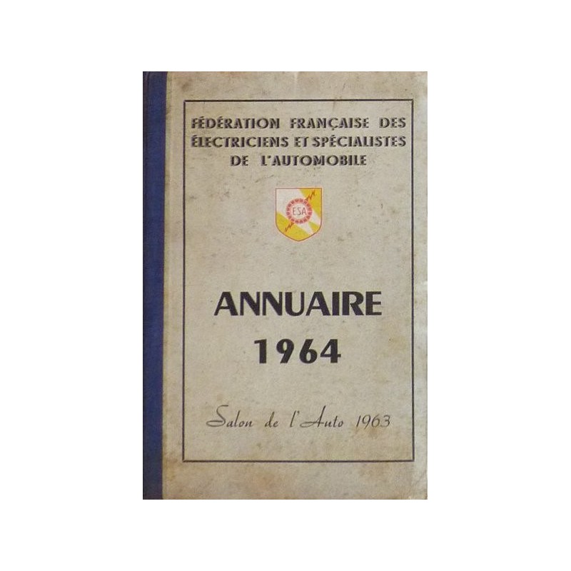 Fédération Française des Électriciens, annuaire 1964