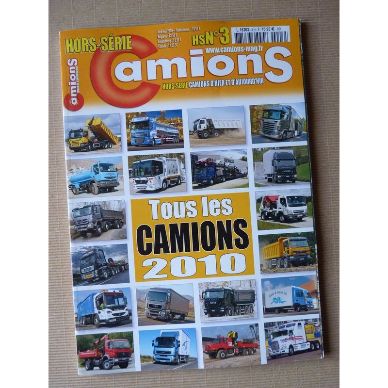 Camions d'hier et d'aujourd'hui HS n°3, Tous les camions 2010