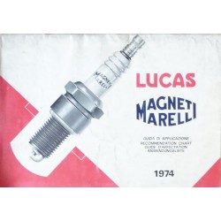 Lucas Magneti Marelli, catalogue des bougies 1974