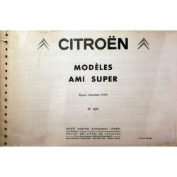 Citroën Ami Super, catalogue de pièces 