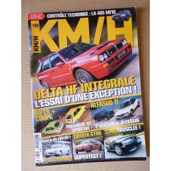 KM/H n°34, Lancia Delta Integrale, Renault 5 LS, Toyota GT86, BMW Z3 M, Renault 19 16S, Alfa Romeo Alfasud TI, AX