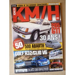 KM/H n°50, Nissan 350Z, Ford Escort RS2000, BMW M3 E36, Fiat 595 Abarth, Peugeot 205 GTI, Mitsubishi Colt Lancer Turbo