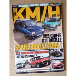 KM/H n°55, Peugeot 305 GTX, Fiat 124, Treser Roadster quattro, Honda CRX Del Sol Vti, Lancia Fulvia 1600 HF