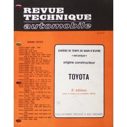 Temps de réparation Toyota années 70 (2ème édition)