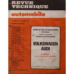 Temps de réparation Volkswagen, Audi années 70 et 80 (3ème édition)