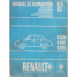 Renault Dauphine, Gordini et 1093, manuel de réparation