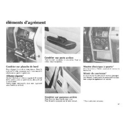 Renault 5, TL, GTL, TS, Automatic 1300, Société, notice d'entretien