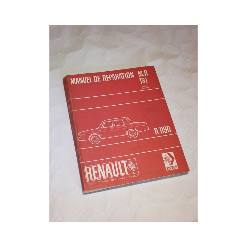 Renault 10, manuel de réparation original