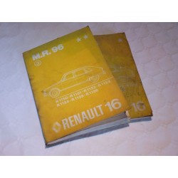 Renault 16, manuel de réparation original