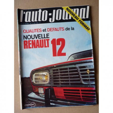 Auto-Journal n°490, Renault 12, Dune-Buggy, Matra MS80, Caravelair Comores