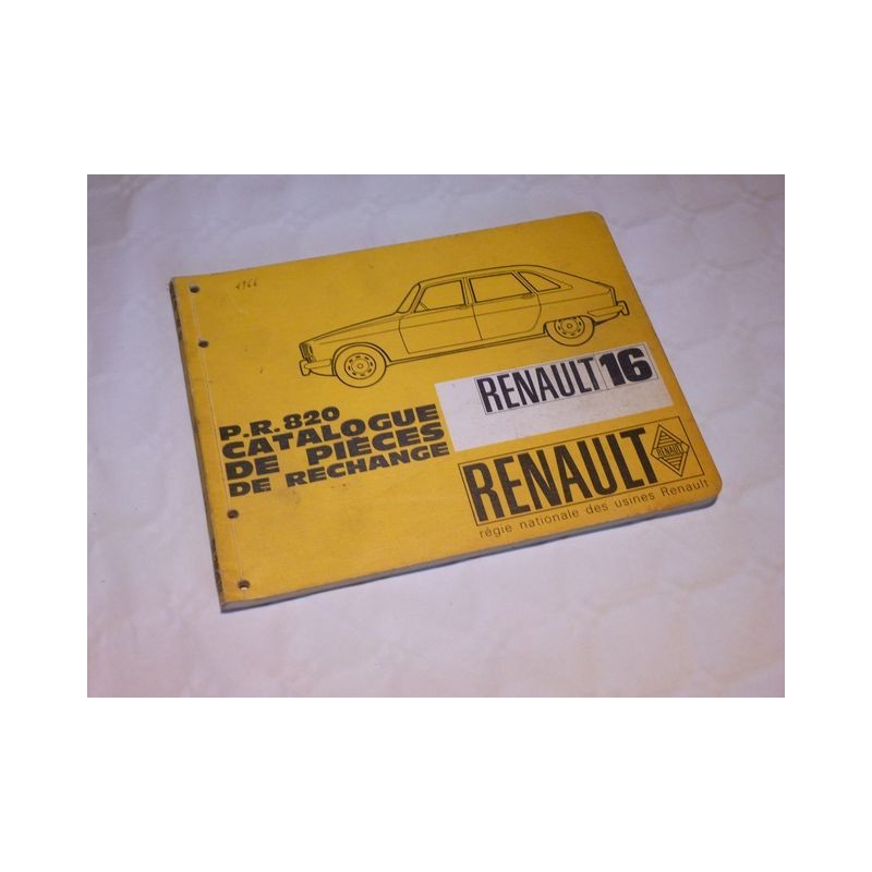 Renault 16 R1150, catalogue de pièces original