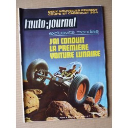 Auto-Journal n°7-70, Volkswagen 181, Peugeot 504, Simca 1100, Renault 6, voitures lunaires, Océane 420 Pullman