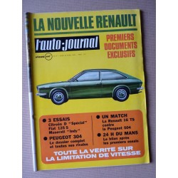 Auto-Journal n°8-70, Fiat...