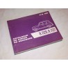 Renault 4 R1120, R1121, catalogue de pièces original