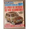 Auto-Journal n°1-72, Datsun 240Z, Renault 12TL, Ligier JS2, Adria 450Q, Alger-Le Cap en Renault 12