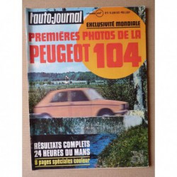 Auto-Journal n°11-72, Renault 16TS automatique, Opel Diplomat B, Jaguar XJ6, Rover 3500S, Mercedes 280SE, Eriba Nova 340
