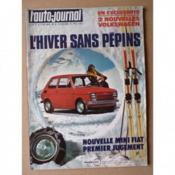 Auto-Journal n°20-72, Datsun Cherry 100A, Citroën D Super 5, Fiat 126, Renault 12 Gordini