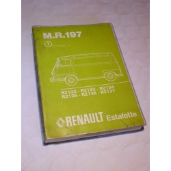 Renault toutes Estafette, manuel de réparation original