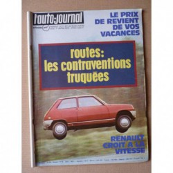 Auto-Journal n°6-74, Mini 1001, Fiat 132 GLS, Mercedes 450SE w116, Citroën GS Birotor, Adria 380 GT