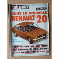 Auto-Journal n°11-74, Volkswagen Scirocco TS, Golf, Seat 133, Jeep Cherokee, 24h du Mans 1974