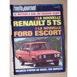 Auto-Journal n°19-74, Fiat 128 Special, BMW 2002 Turbo, Renault 17 G2, Ford Escort RS2000, Fiat Abarth 124 Spider