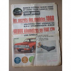 Auto-Journal n°432, BMW 2000 et TiLux, Lancia Fulvia Rallye 1.3, Fiat 124, Citroën DS21, Opel Commodore A, Abarth 2000/OT