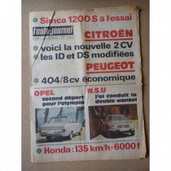Auto-Journal n°436, Simca 1200S, Ford Transit, Mazda Cosmo Sport, BMC Mini 850 Nikki, Simca 1300 1500 1301 1501, NSU Ro80
