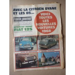 Auto-Journal n°437, Fiat 125, Dagen H, les modèles 1968