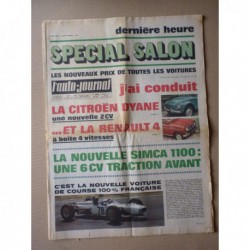 Auto-Journal n°438, Simca 1100 break, Moteur Wankel rotatif Ro80 NSU, Citroën Dyane, Giovanni Agnelli Fiat