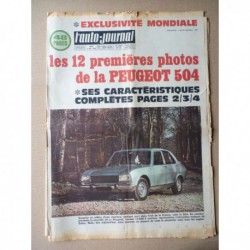 Auto-Journal n°454, BMC Austin et Morris Mini 1000, Volkswagen Transporter T2, Simca 1100GL, Chevrolet Camaro 396 SS