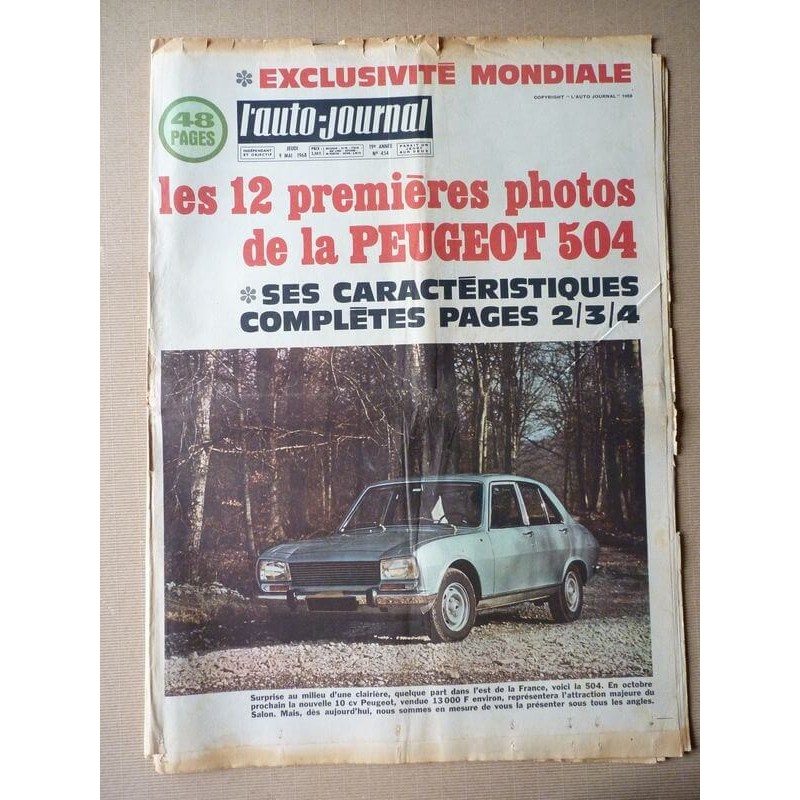 Auto-Journal n°454, BMC Austin et Morris Mini 1000, Volkswagen Transporter T2, Simca 1100GL, Chevrolet Camaro 396 SS