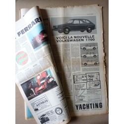 Auto-Journal n°455, Ford Cortina 1600E, Citroën Ami 6, Citroën Méhari, Renault 4 Plein Air, Volkswagen 1700, Ferrari 330