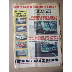 Auto-Journal n°463, Renault 16TS, Ford 20M XL P7, Volkswagen 411, Triumph 2500 et GT6, BMW 2500 et 2002TI