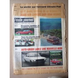 Auto-Journal n°465, Renault 6, accord Citroën-Fiat, Grand Prix d'Albi 1969